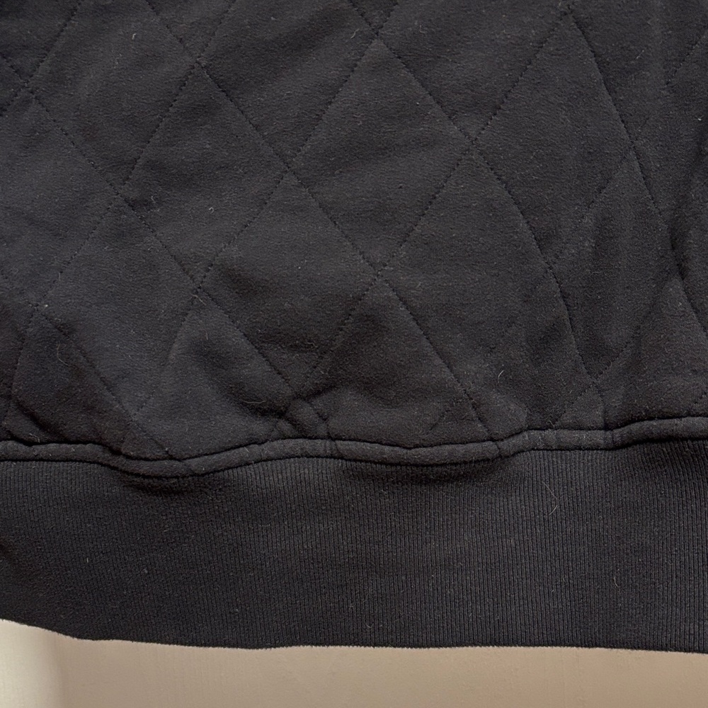 Athleta Small‎ Black Quilted Bomber Jacket. EUC - Picture 7 of 16